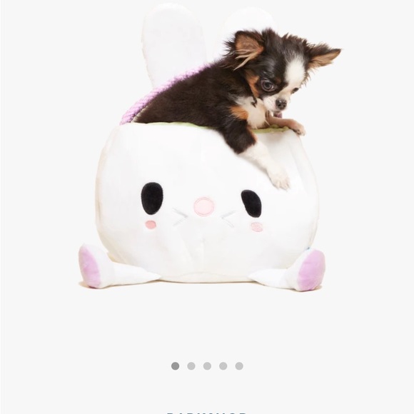 NEW XL BARK SQUEACKSTERS BUNNY BASKET.❤️DON’T FORGET YOUR PUP’S EASTER BASKET❣️ - Picture 11 of 11